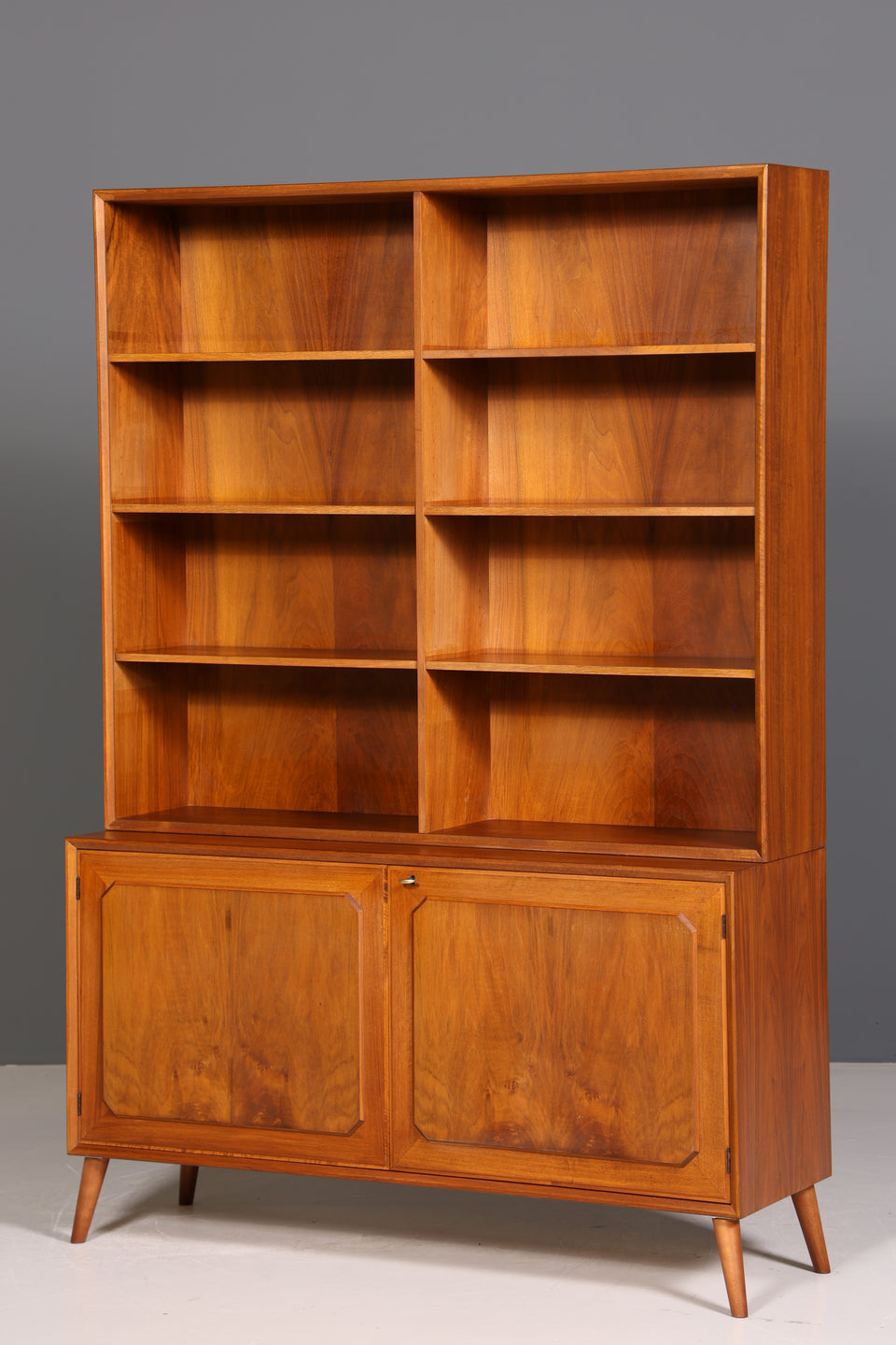 Edler Mid Century Bücherregal Danish Design Schrank Retro Kommode "Made in Denmark" Regal 60er Jahre