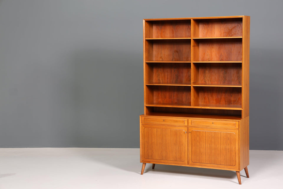 Fantastic Mid Century Shelf "Made in Denmark" Walnut Cabinet Danish Design Retro Chest of Drawers Vintage Bookcase 60s