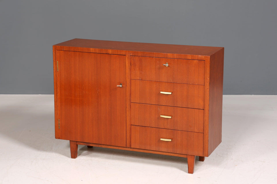 Beautiful Mid Century Chest of Drawers Vintage Cabinet Retro Hallway Chest of Drawers 60s