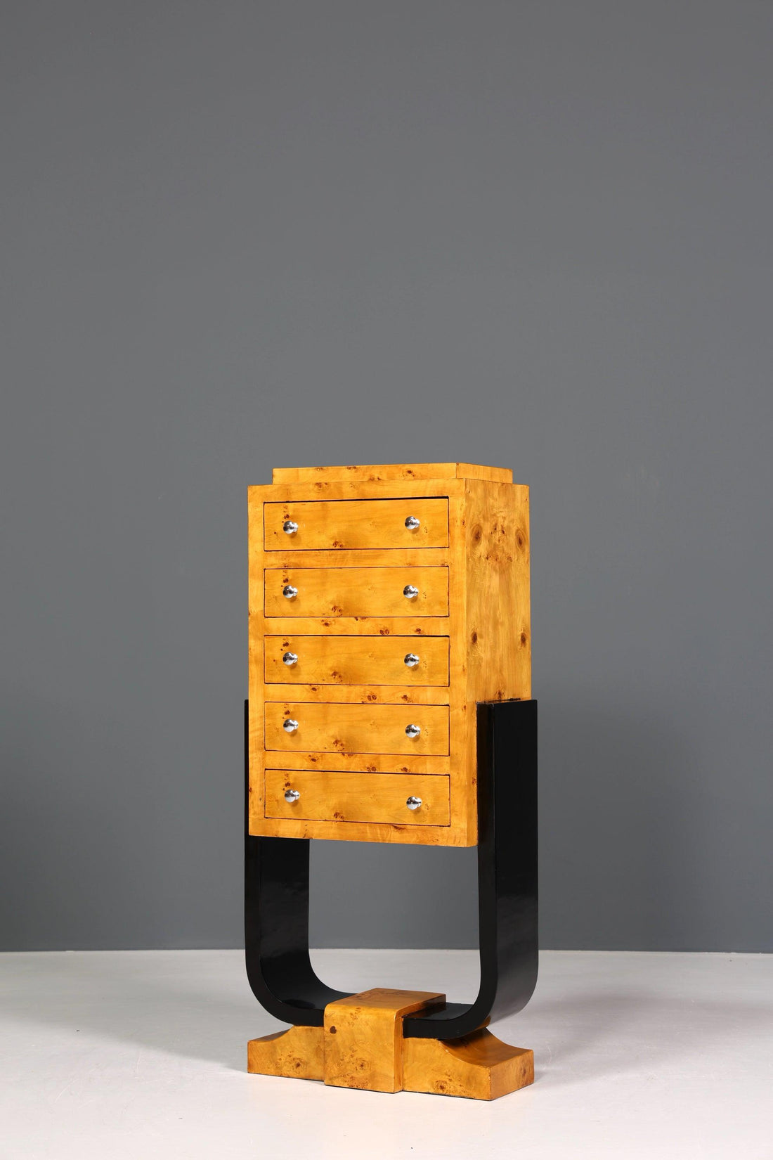 Traumhaftes Art Deco Design Highboard Biedermeier Stil Kommode