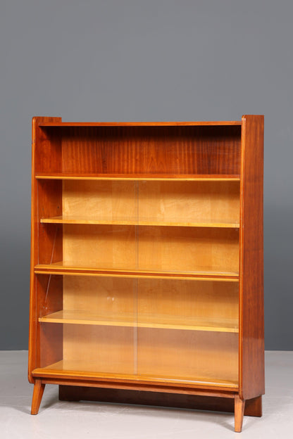 Edles Mid Century Bücherregal Kommode František Jirák für Tatra Nabytok Highboard Schrank Regal Vitrine