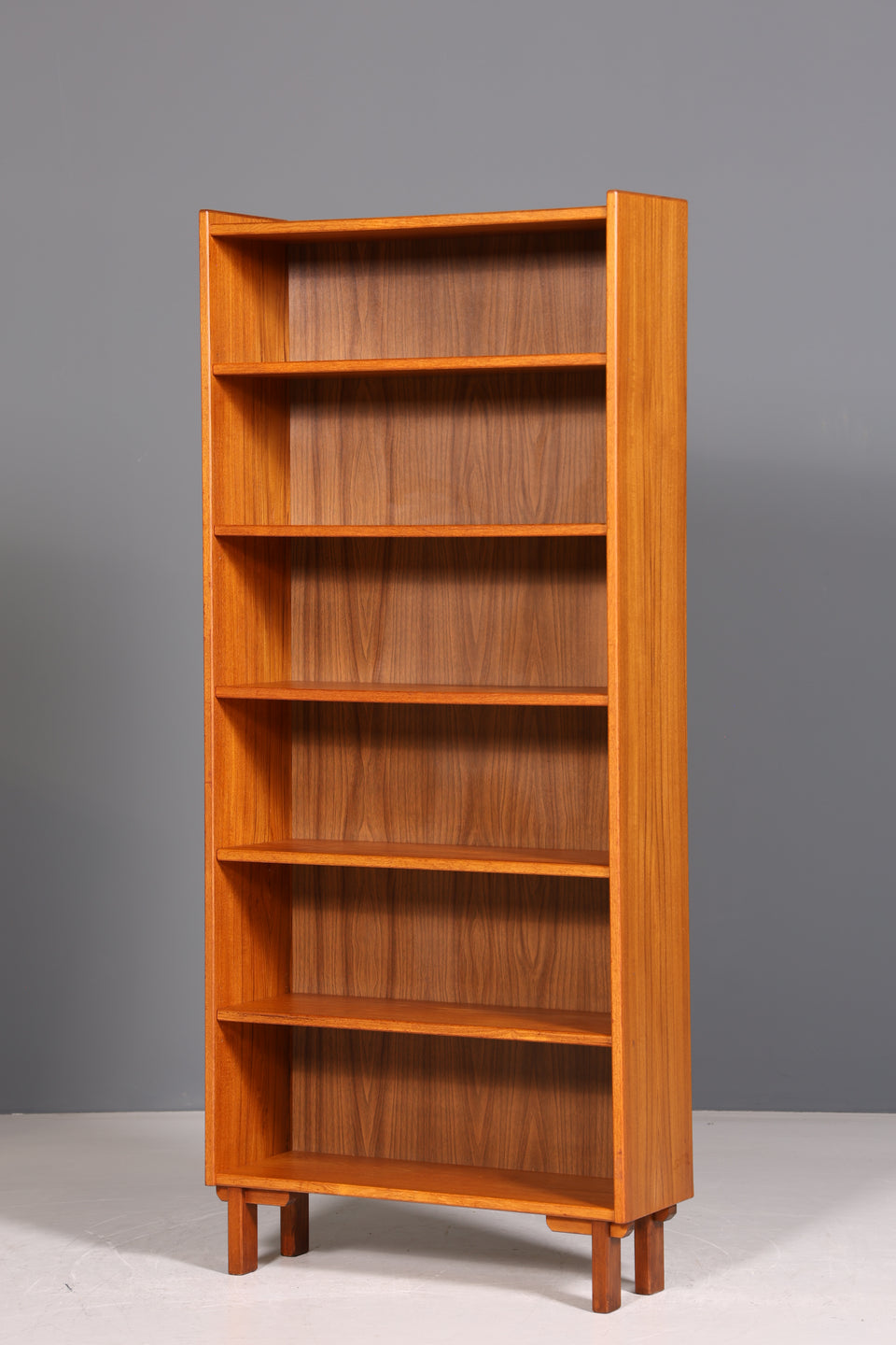 Wunderschönes Mid Century Regal Vintage Bücherregal Holz Bücherablage Retro Bookshelf