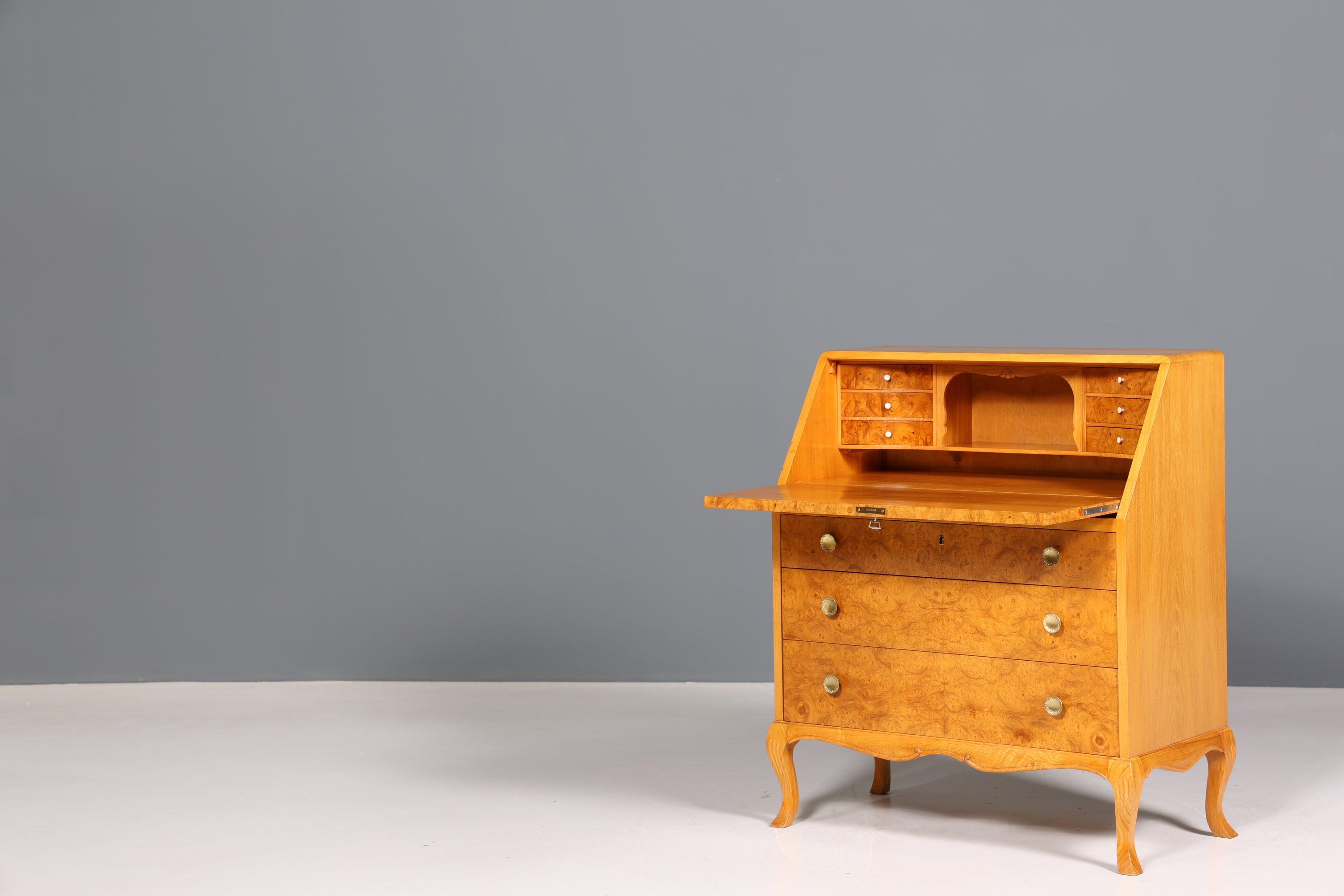 Dreamlike secretary around 1930 office chest of drawers cherry wood desk office chest of drawers