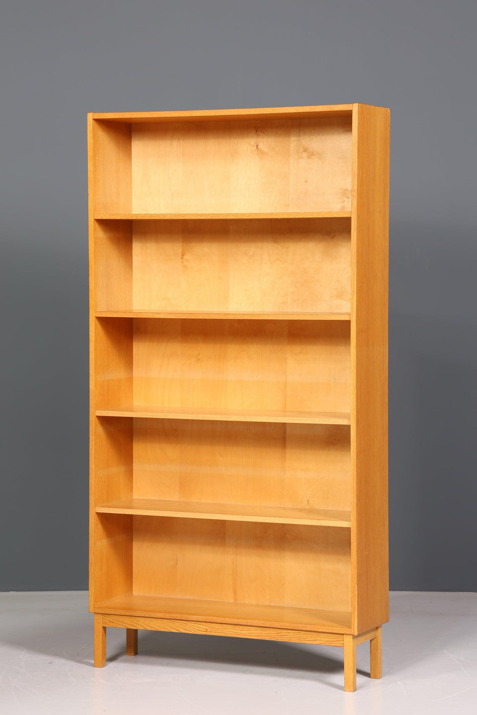 Simple Mid Century Shelf Vintage Bookcase Cabinet Book Storage 60s Bookshelf