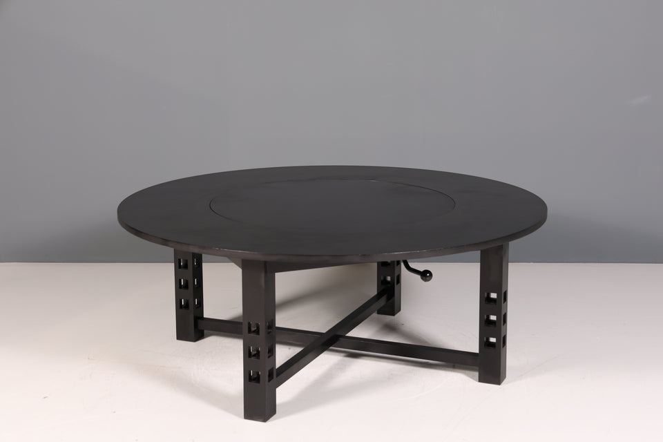 Sehr seltener Cassina Tisch DS3 Esstisch By Charles Rennie Mackintosh Küchentisch runder Tisch