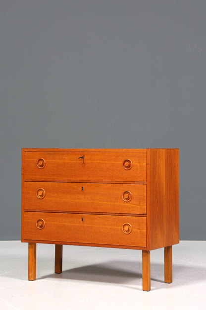 Beautiful Mid Century chest of drawers &quot;Made in Sweden&quot; teak wood hallway chest of drawers 60s