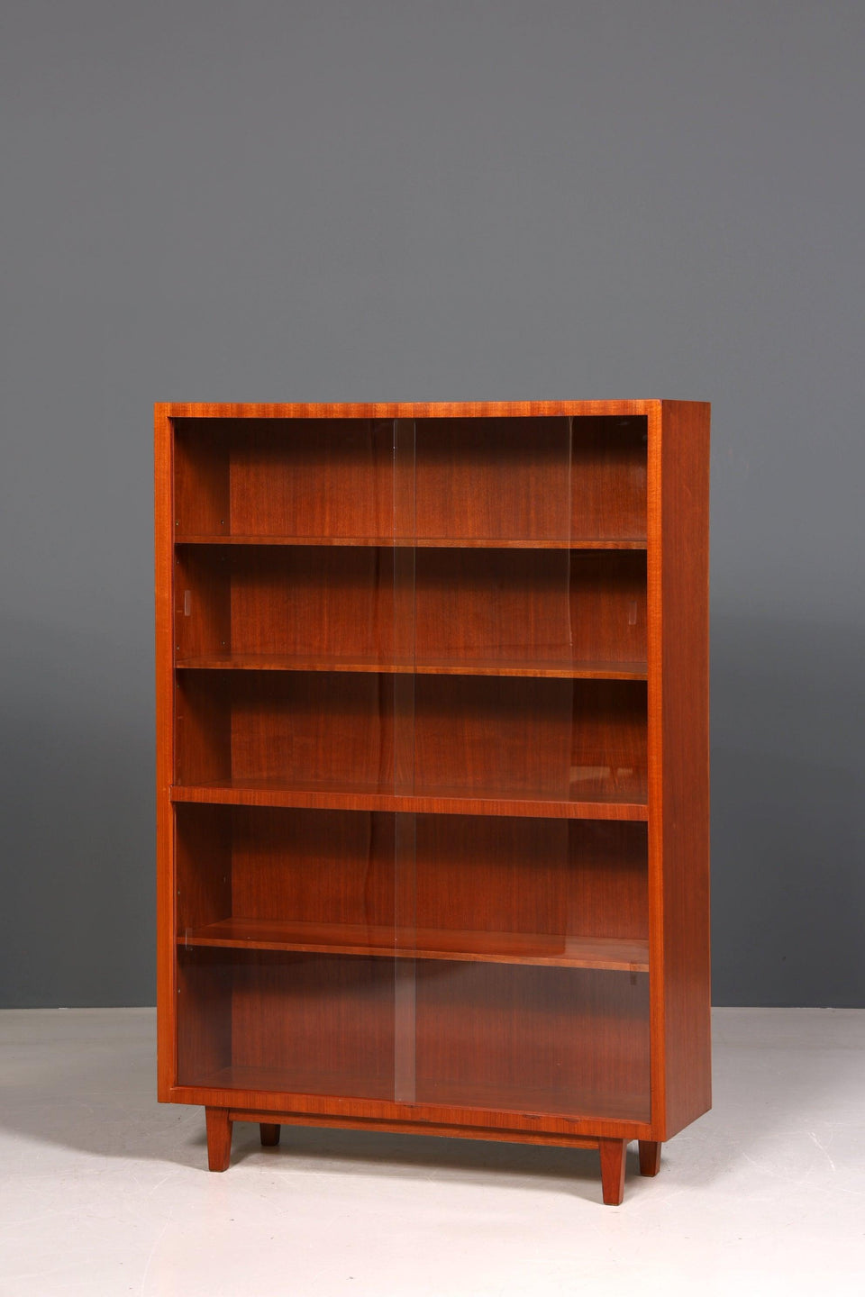 Beautiful Mid Century Display Cabinet Retro Shelf Vintage Bookcase Cabinet 2 of 2