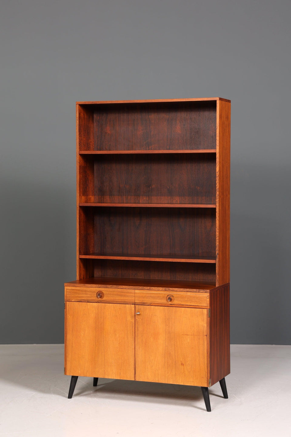 Original Bodafors "Bertil Fridhagen" shelf rosewood wood cabinet bookcase chest of drawers bookcase 60s 2 of 2