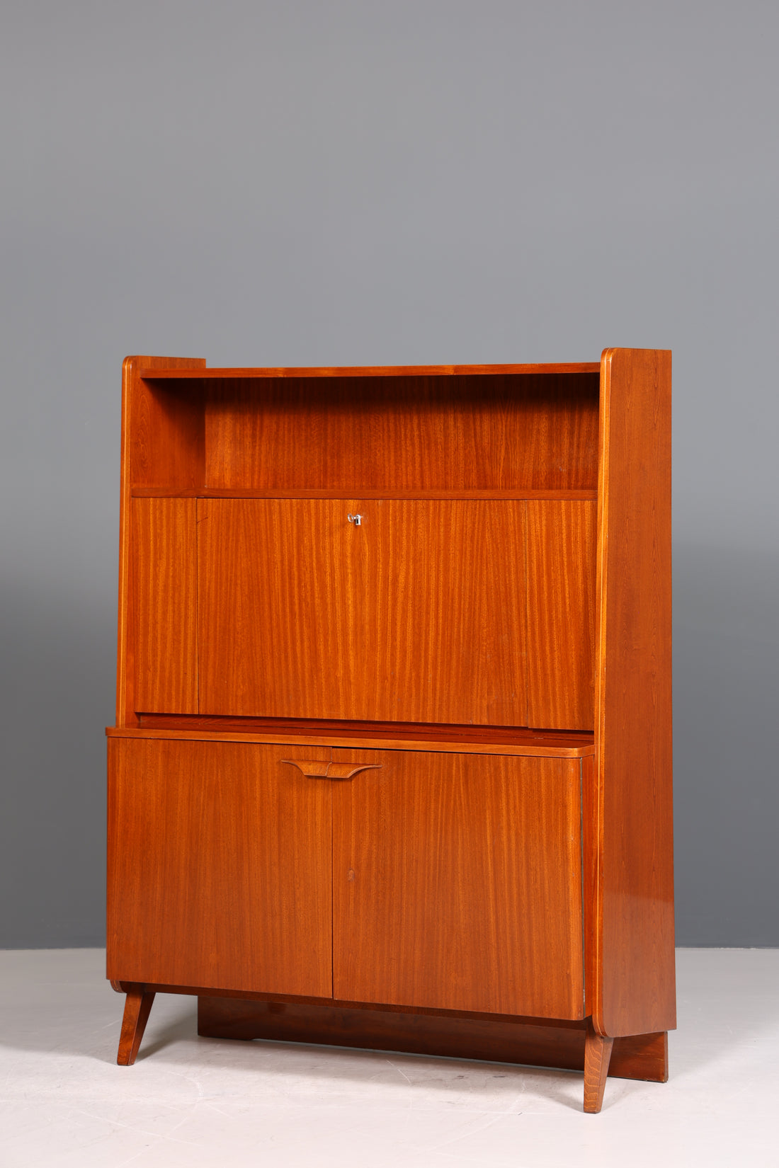 Stylish Mid Century Cabinet František Jirák for Tatra Nabytok Secretary Bookcase Retro Highboard Vintage Shelf 60s