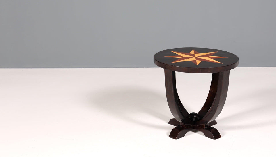 Stylish Art Deco design table luxury coffee table side table star storage table