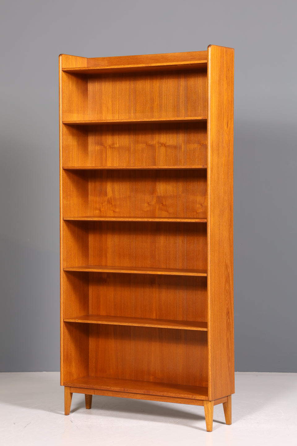 Wunderschönes Mid Century Regal Vintage Bücherregal Holz Buchablage Bookshelf 1 von 2