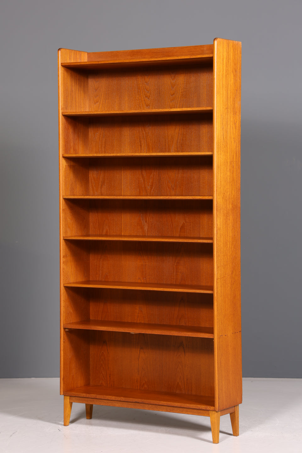 Wunderschönes Mid Century XXL Regal Vintage Bücherregal Holz Buchablage Bookshelf 2 von 2