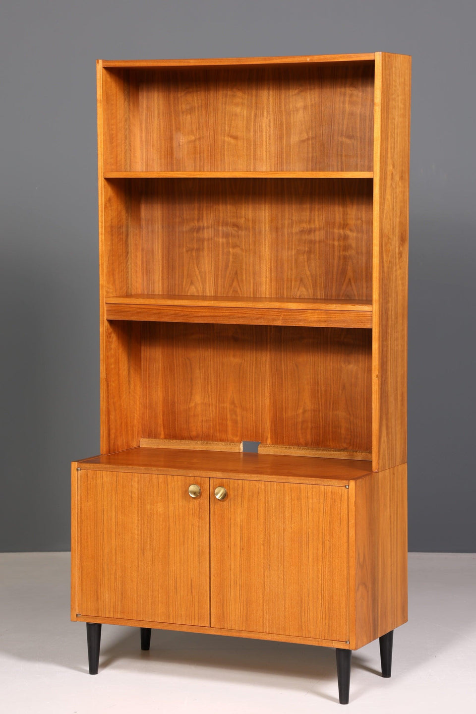 Stylish Mid Century Shelf Vintage Cabinet Retro Bookcase 60s