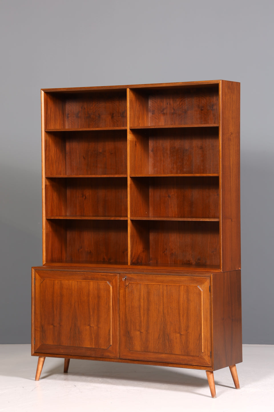 Edles Mid Century Regal "Made in Denmark" Schrank Danish Design Retro Kommode Vintage Bücherregal 60er Jahre