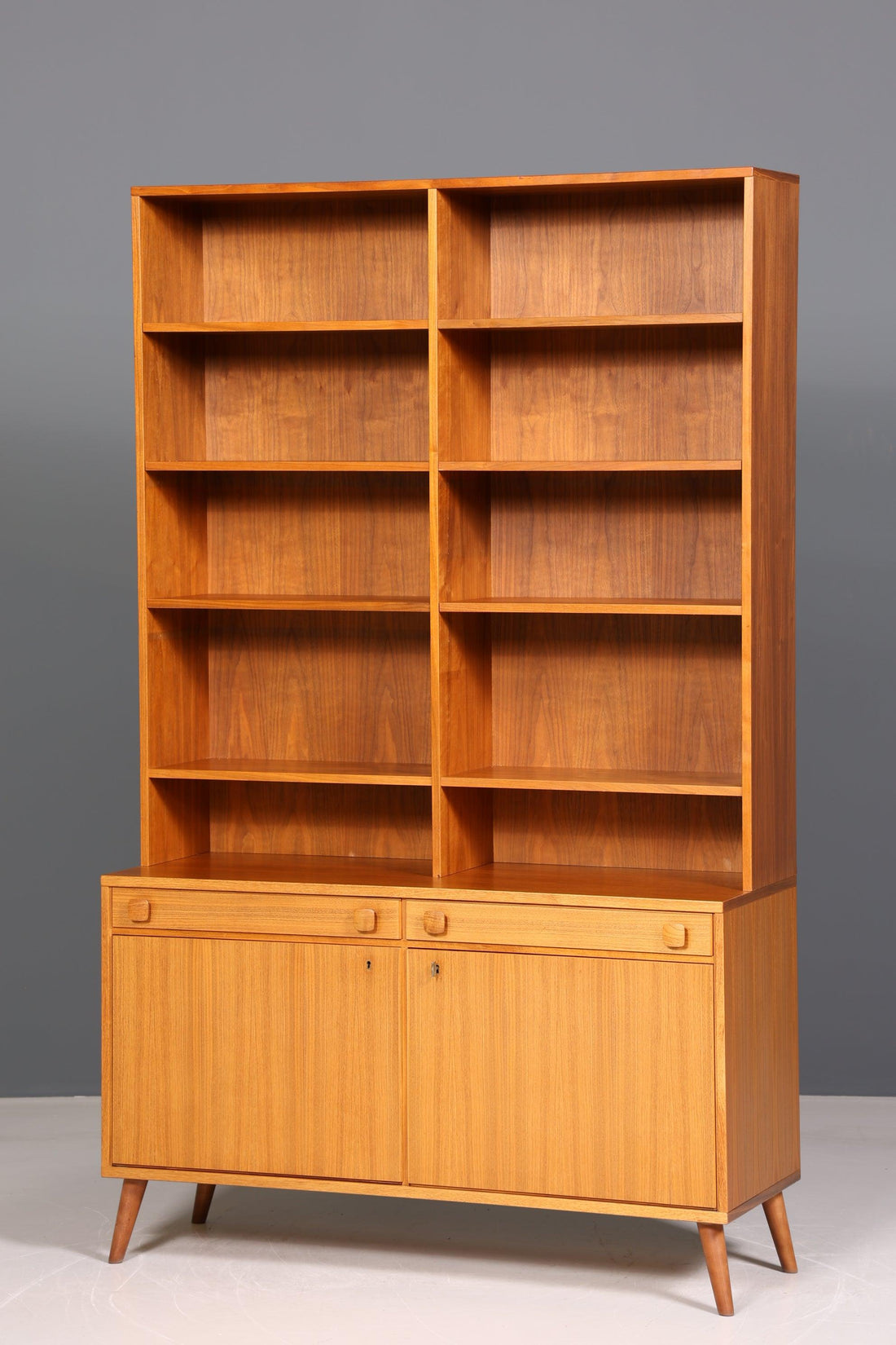 Schlichtes Mid Century Regal &quot;Ulferts- Made in Sweden&quot; echt Holz Schrank Retro Kommode Vintage Bücherregal 60er Jahre