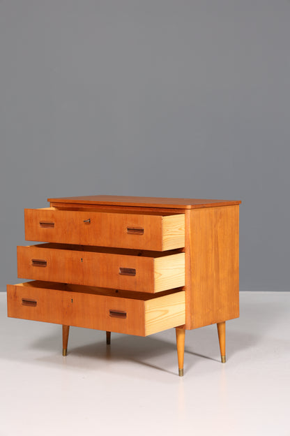 Wunderschöne Mid Century Kommode Teak Holz Sideboard Flur Kommode 60s Schubladenkommode