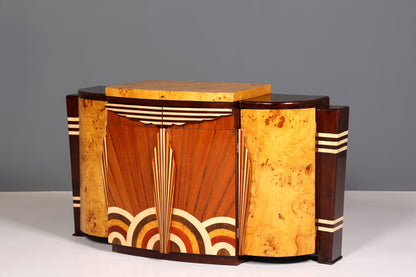 Beautiful Art Deco design sideboard wall console antique style buffet chest of drawers cabinet