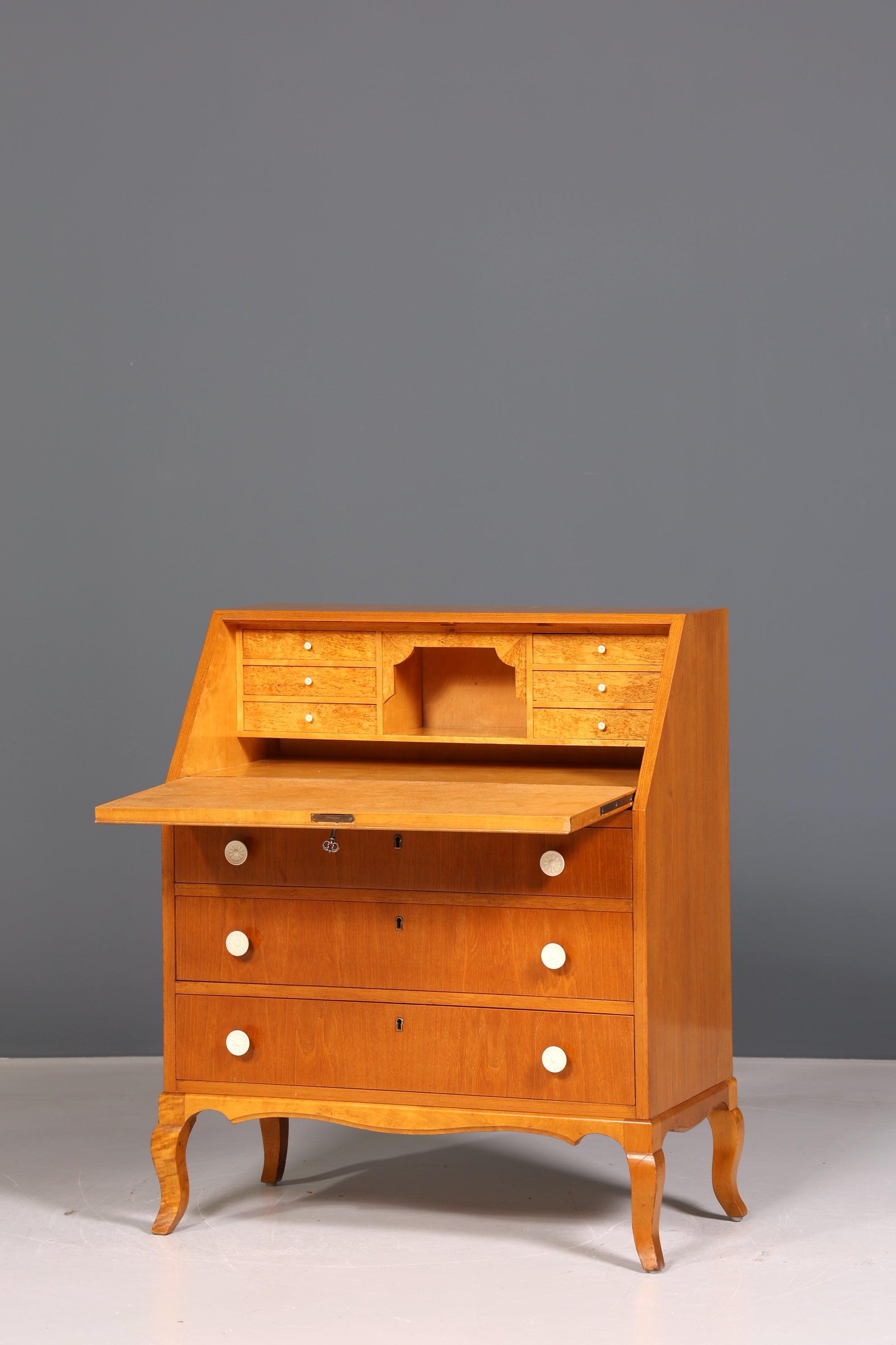 Beautiful Swedish secretary around 1930 office chest of drawers writing desk