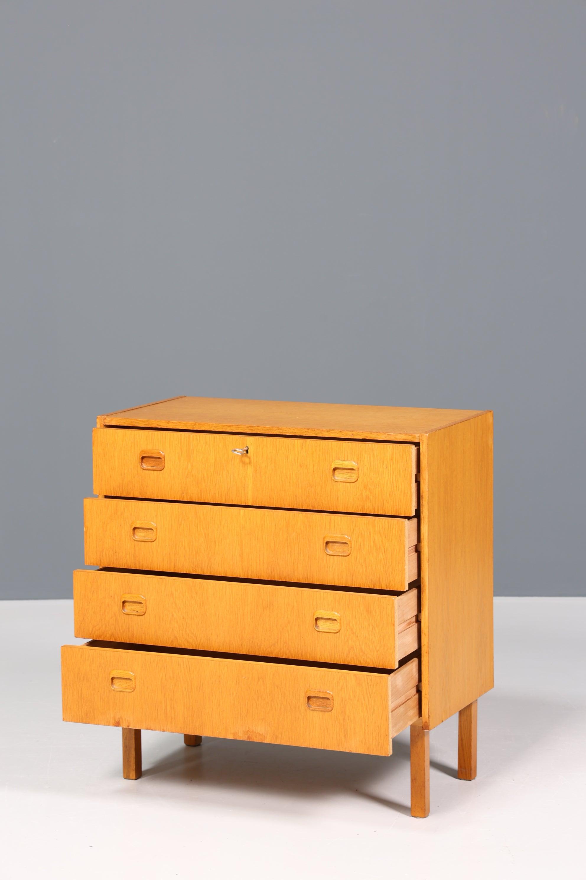 Beautiful Mid Century chest of drawers &quot;Made in Sweden&quot; teak wood drawer cabinet hallway chest of drawers