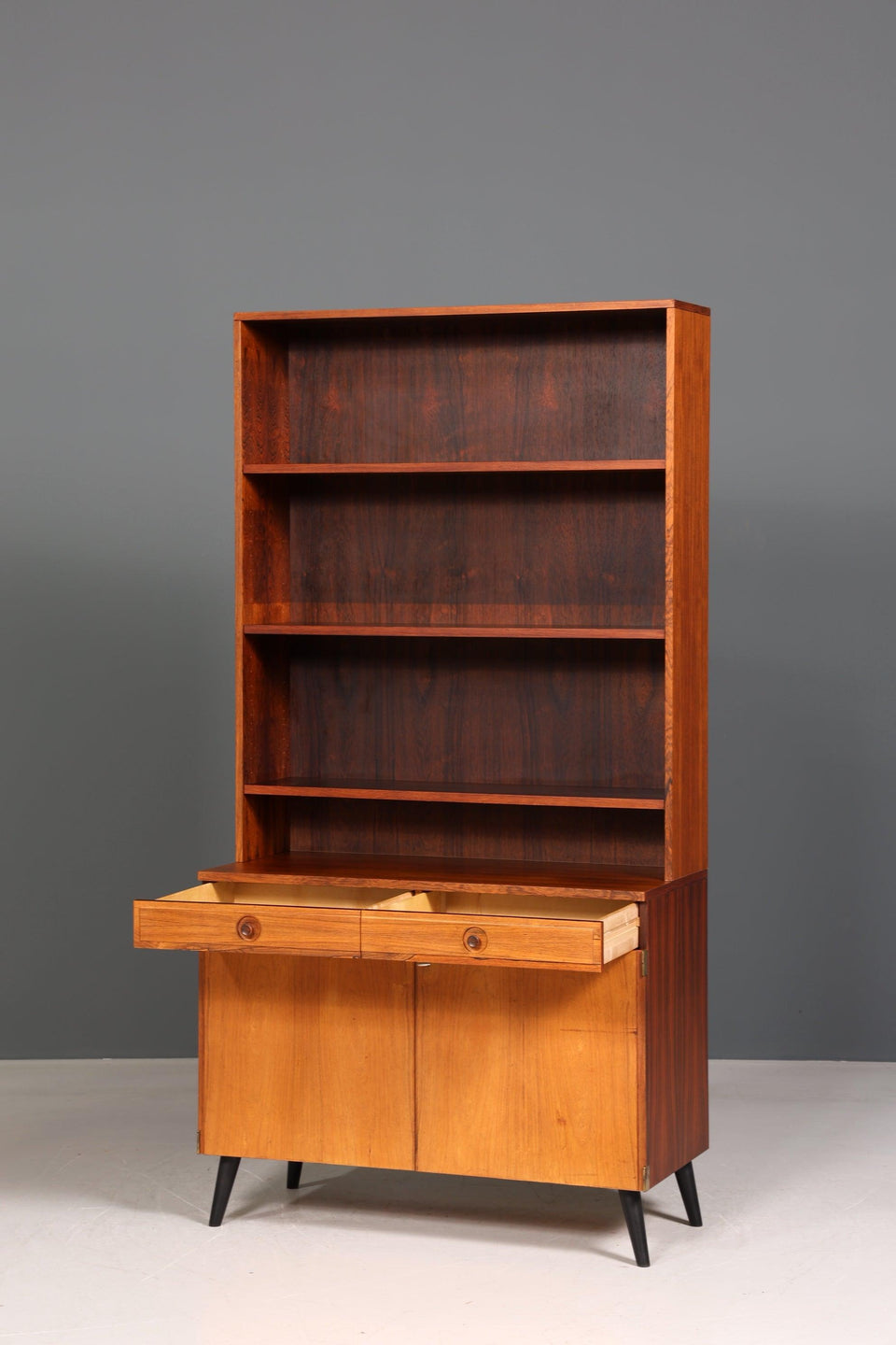 Original Bodafors "Bertil Fridhagen" shelf rosewood wood cabinet bookcase chest of drawers bookcase 60s 2 of 2