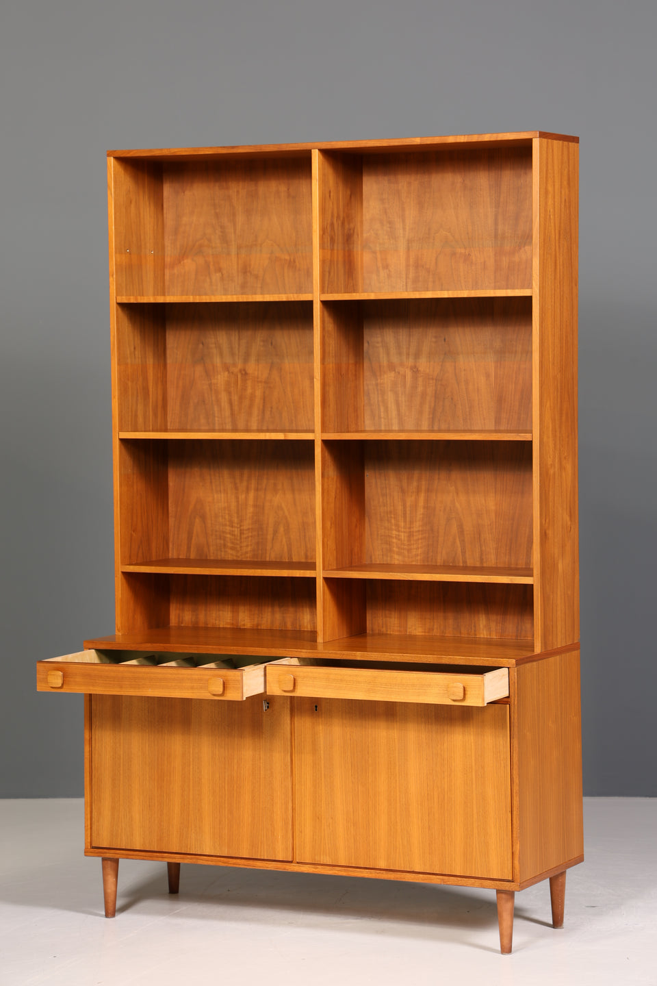 Wunderschönes Mid Century Regal "Ulferts- Made in Sweden" echt Holz Schrank Retro Kommode Vintage Bücherregal 60er Jahre