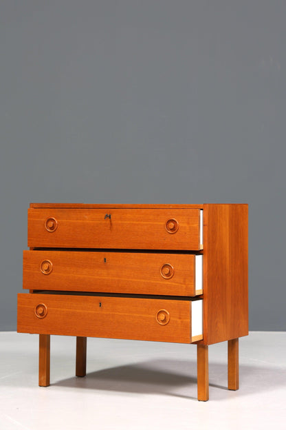 Beautiful Mid Century chest of drawers &quot;Made in Sweden&quot; teak wood hallway chest of drawers 60s