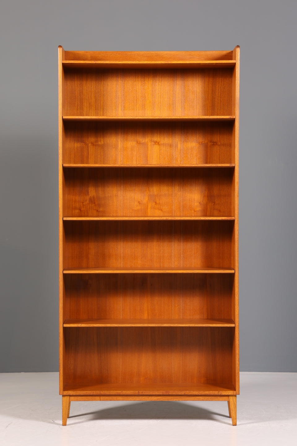 Wunderschönes Mid Century Regal Vintage Bücherregal Holz Buchablage Bookshelf 1 von 2