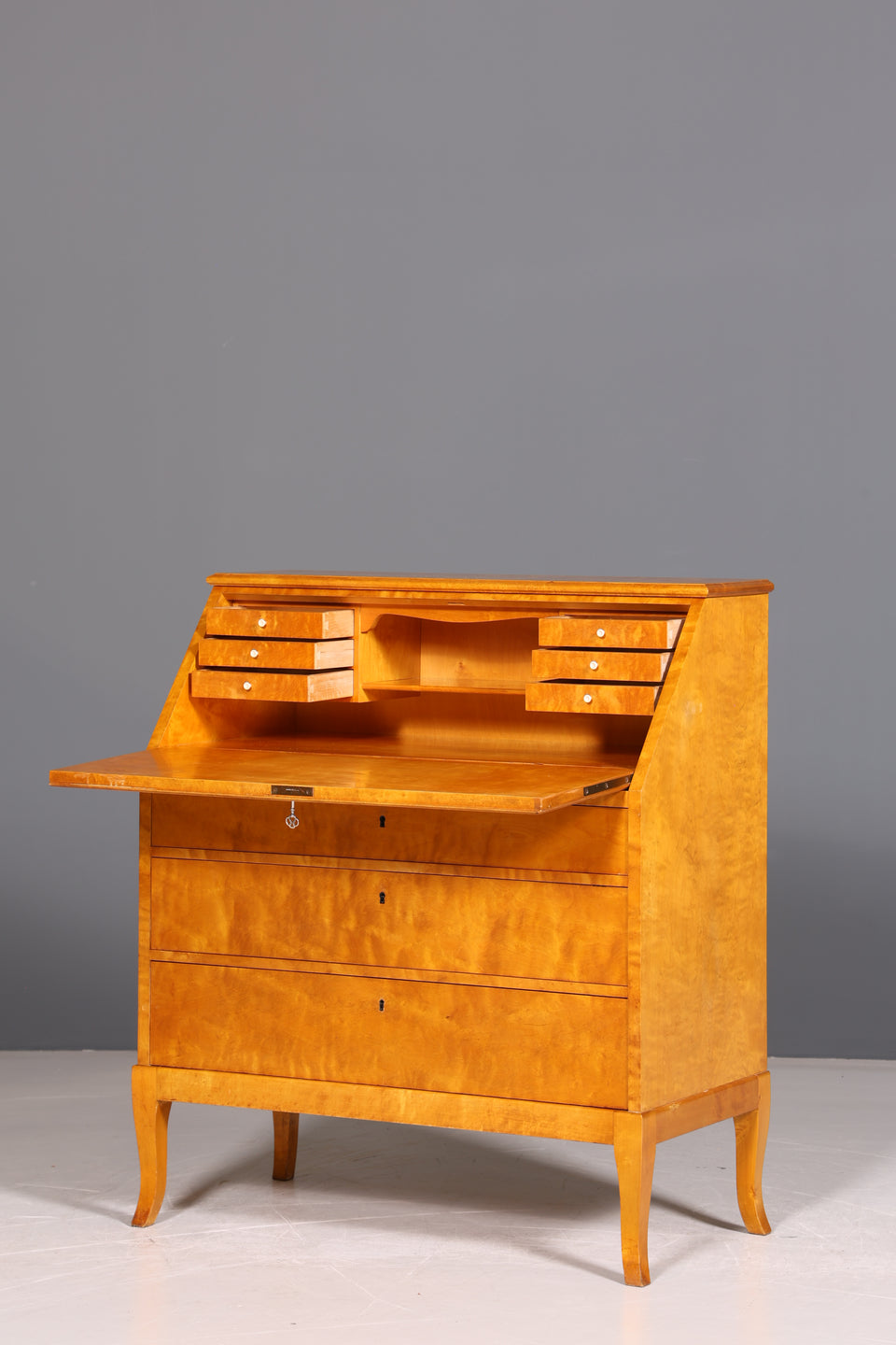 Wunderschöner Sekretär im Biedermeier Stil um 1930 echt Holz Schreibmöbel Kommode