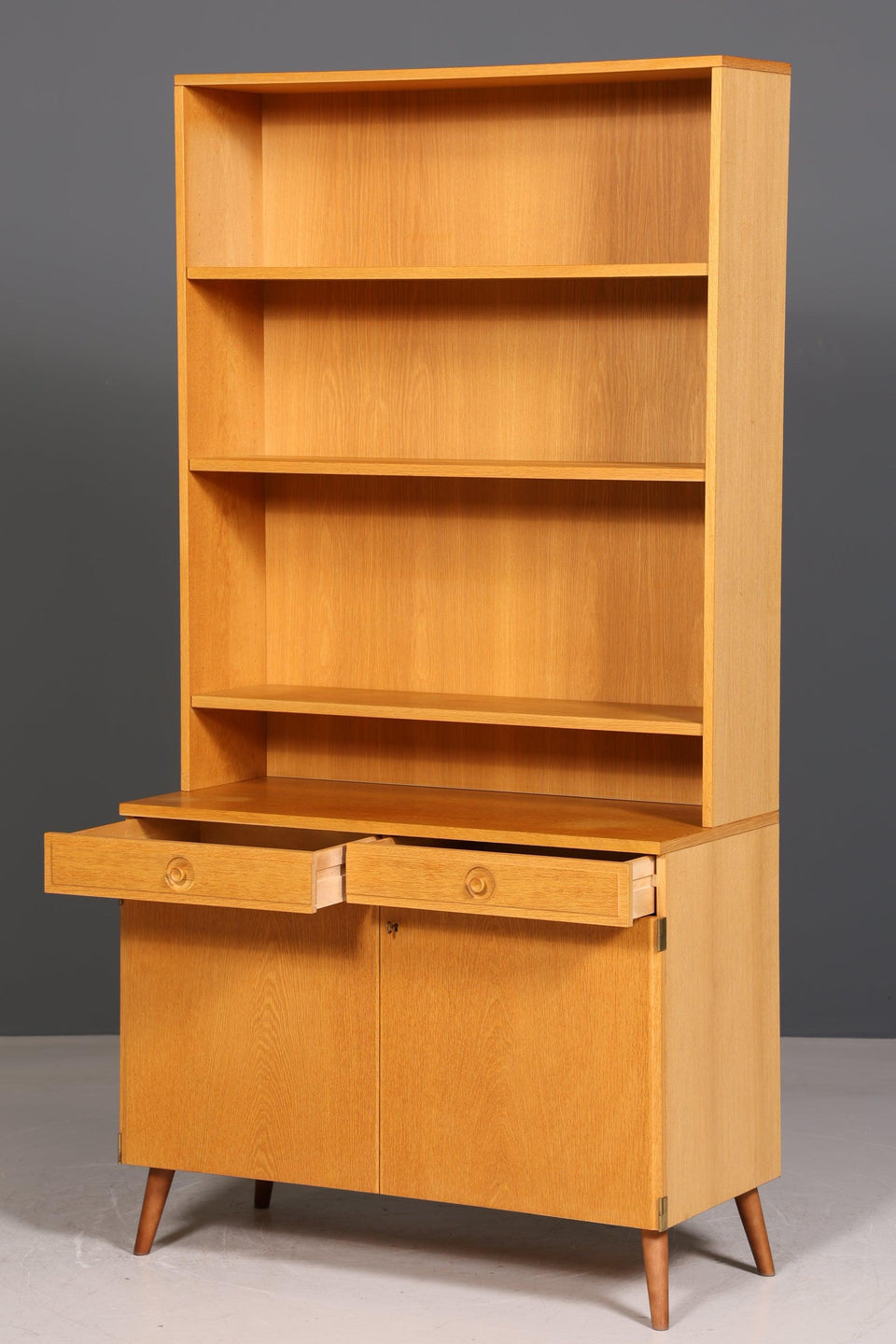 Original Bodafors "Bertil Fridhagen" shelf real wood cupboard bookcase chest of drawers bookcase 60s 2 of 2