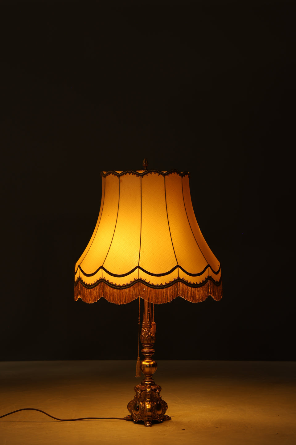 Elegant antique brass table lamp lampshade splendor lamp decorations reading lamp bedside lamp