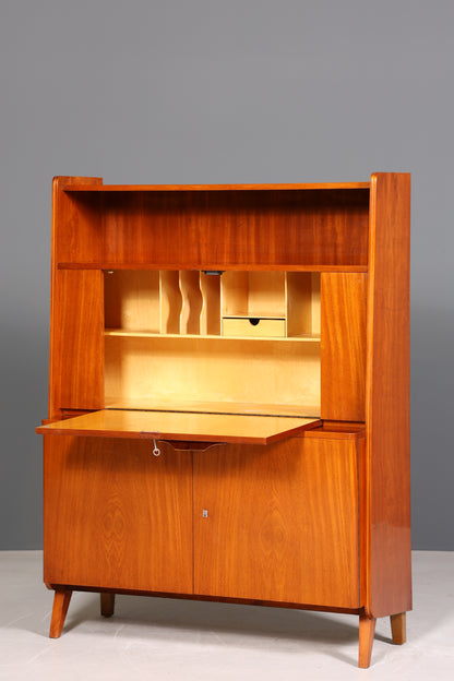 Wunderschöner Mid Century Schrank František Jirák für Tatra Nabytok Sekretär Bücherregal Retro Highboard Vintage Regal 60s