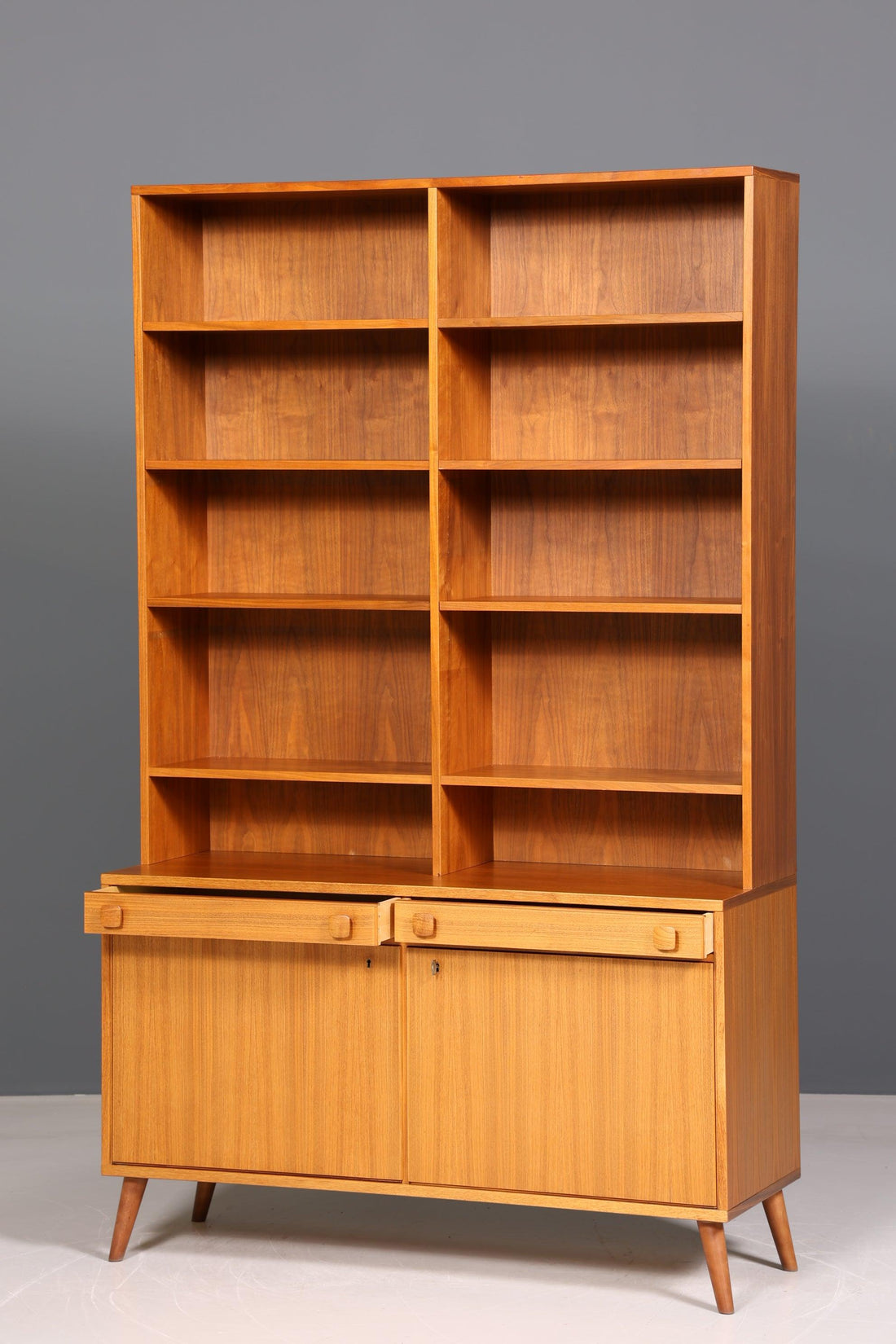 Schlichtes Mid Century Regal &quot;Ulferts- Made in Sweden&quot; echt Holz Schrank Retro Kommode Vintage Bücherregal 60er Jahre