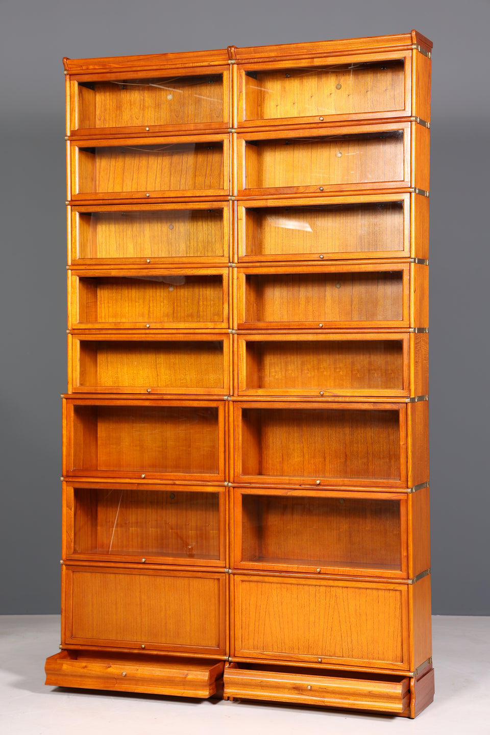 Original XXL Globe Wernicke Bücherregal Englisch Modul Vitrine Regal Schrank Antik Stil Bibliothek Buchablage