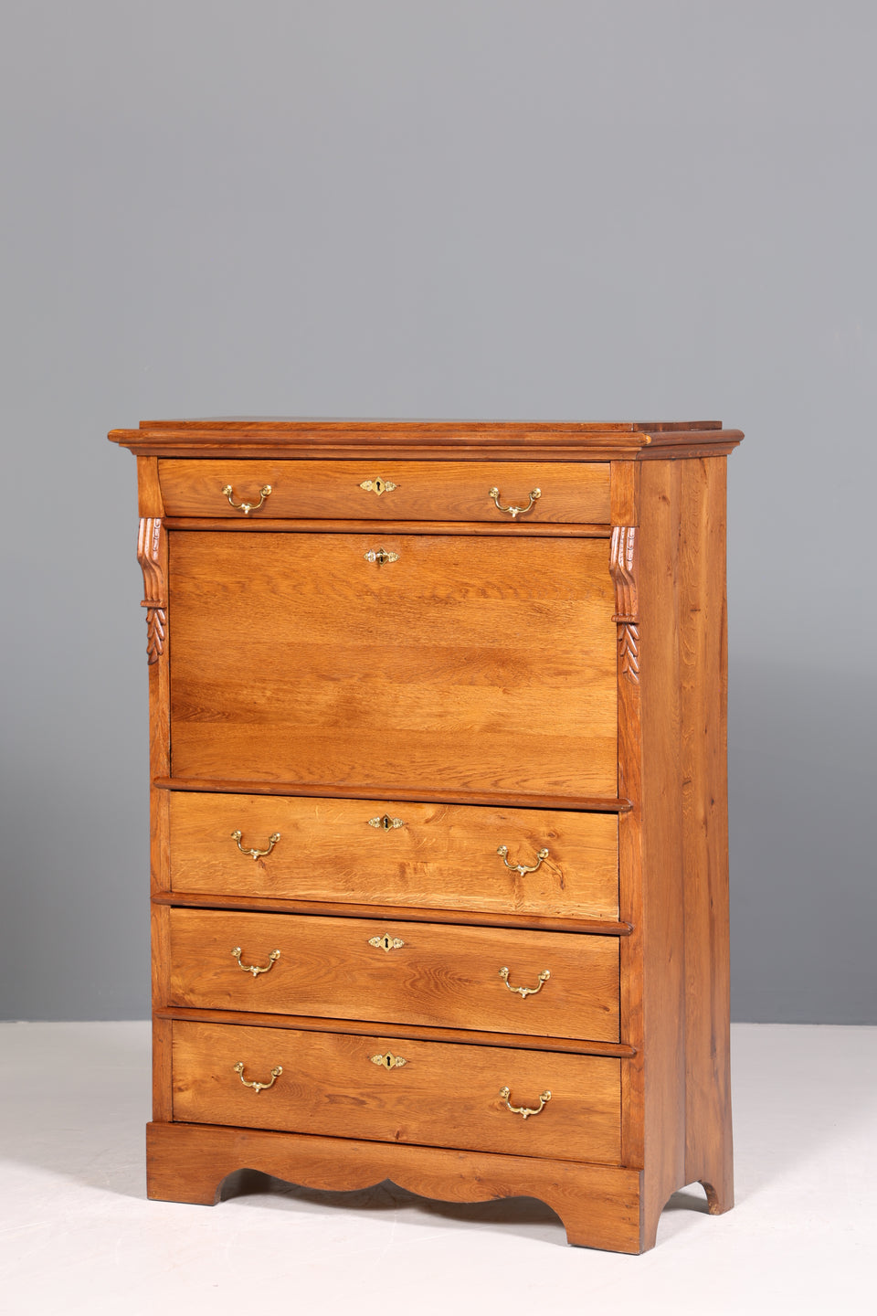 Wunderschöner Louis Philippe Sekretär um 1880 Gründerzeit Antik Schrank Chiffoniere Highboard