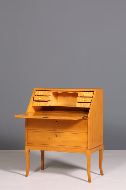 Beautiful secretary in Biedermeier style around 1930 writing furniture real wood chest of drawers