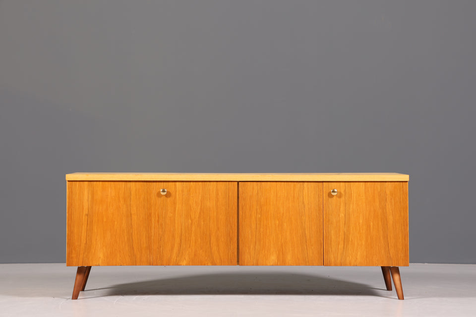 Traumhaftes Mid Century Sideboard Retro Longboard TV Schrank 60er Jahre Lowboard 1 von 2