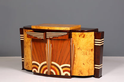 Beautiful Art Deco design sideboard wall console antique style buffet chest of drawers cabinet