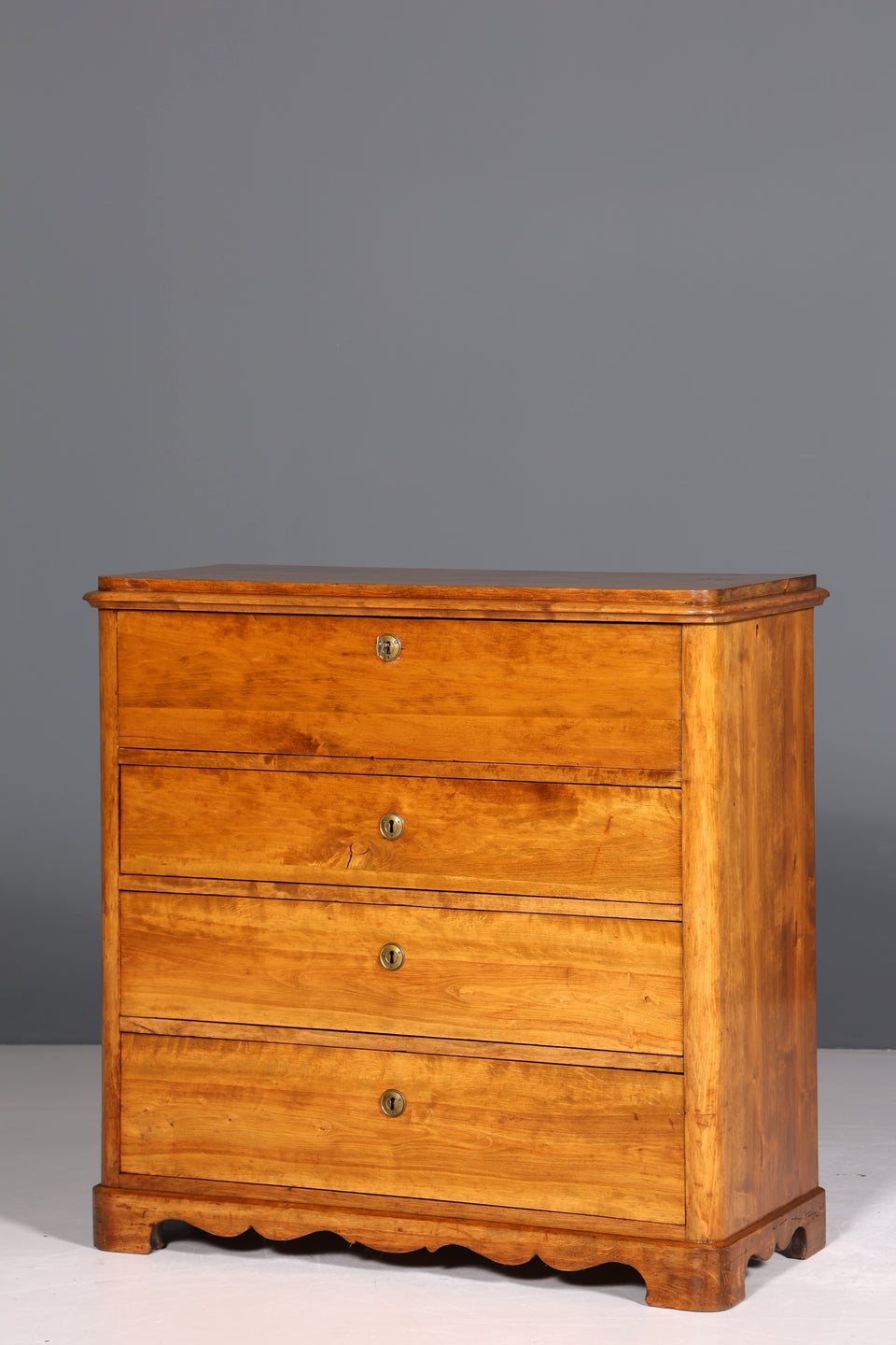 Stilvoller Original Biedermeier Sekretär um 1860 Kommode Antik Büro Kommode Secretary