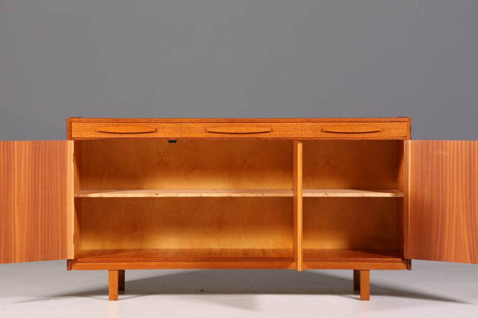 Wunderschönes Mid Century Highboard Vintage Schrank Retro Sideboard Danish Design Teak Holz Kommode