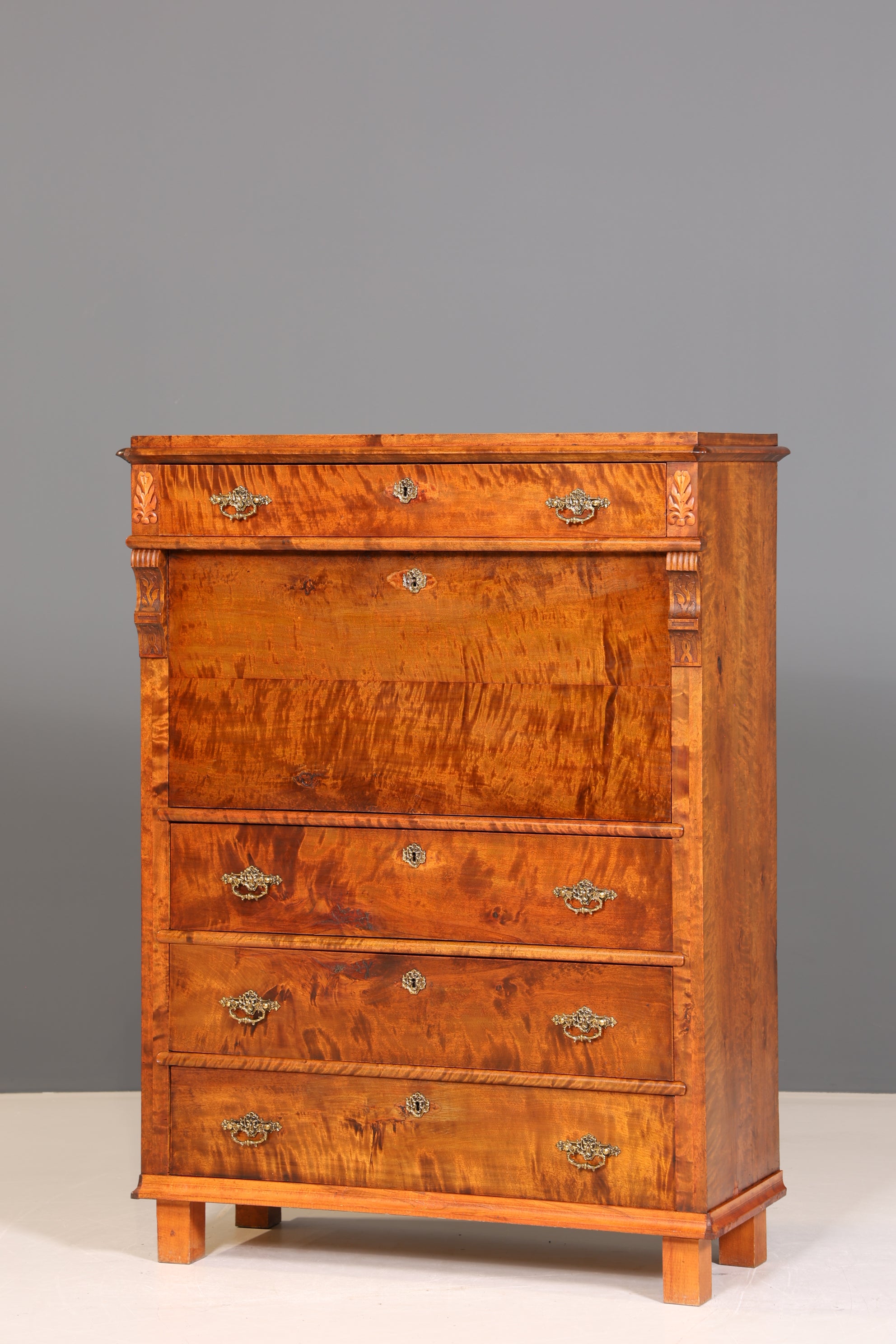 Traumhafter Gründerzeit Sekretär Vertiko Highboard Louis Philippe Kommode um 1880