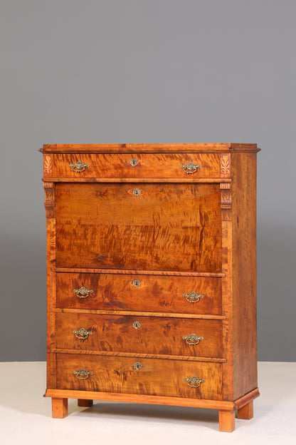 Traumhafter Gründerzeit Sekretär Vertiko Highboard Louis Philippe Kommode um 1880