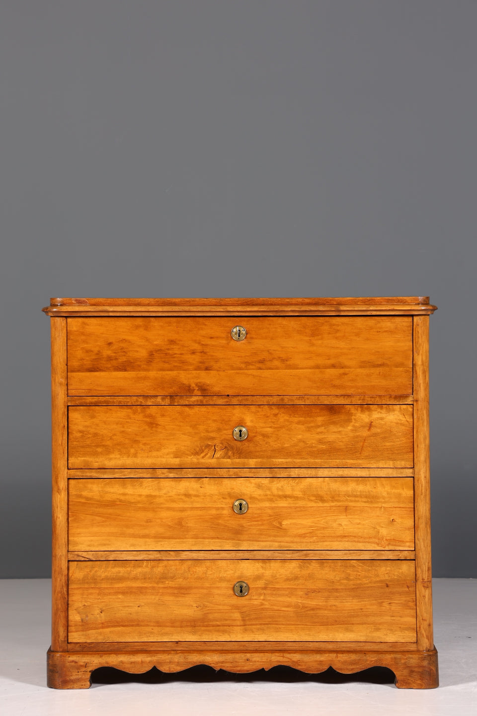 Stilvoller Original Biedermeier Sekretär um 1860 Kommode Antik Büro Kommode Secretary