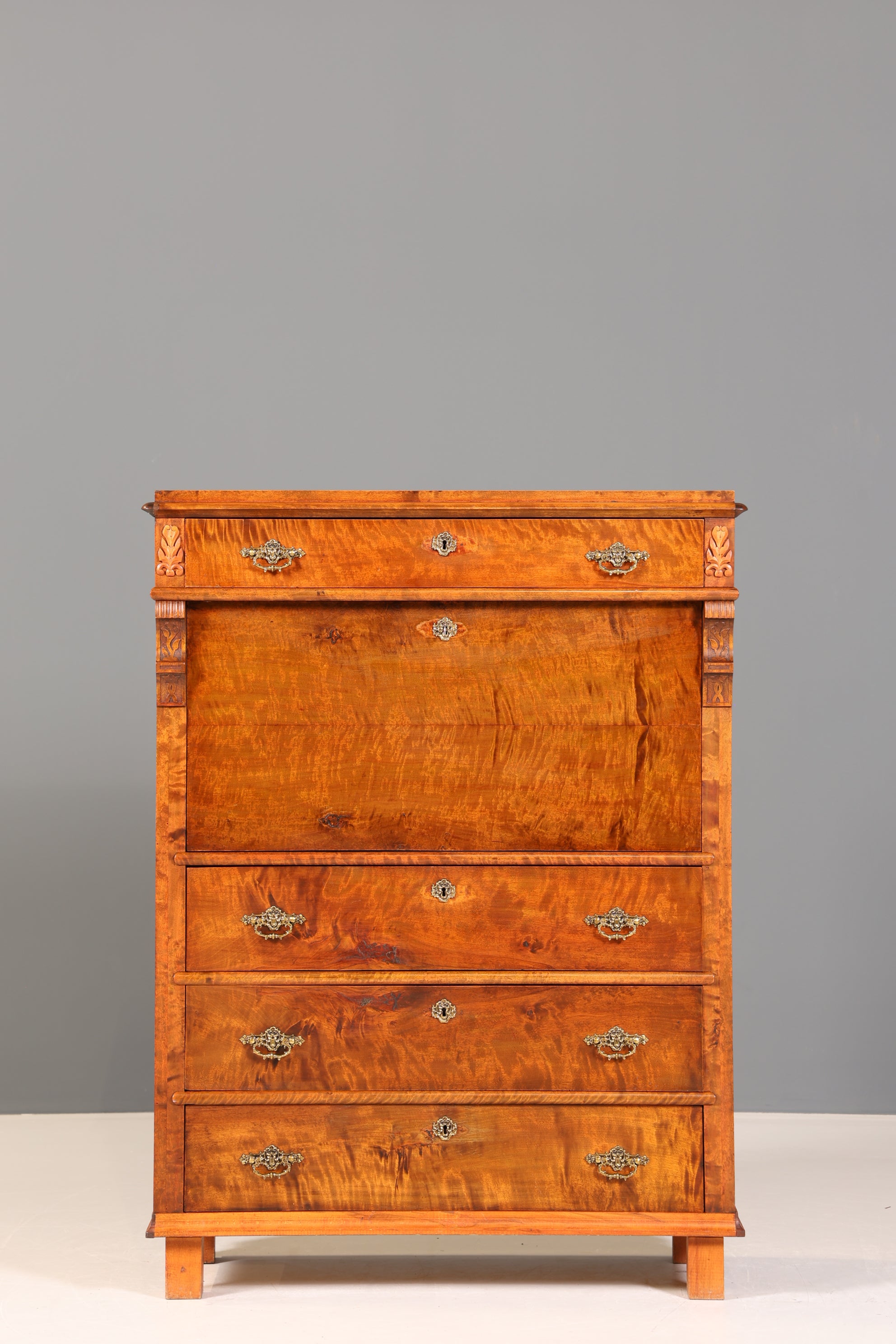 Traumhafter Gründerzeit Sekretär Vertiko Highboard Louis Philippe Kommode um 1880