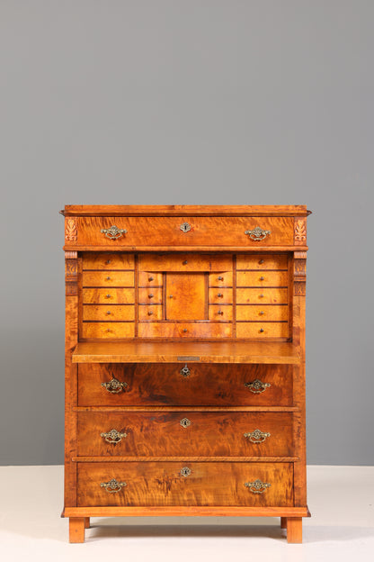 Traumhafter Gründerzeit Sekretär Vertiko Highboard Louis Philippe Kommode um 1880