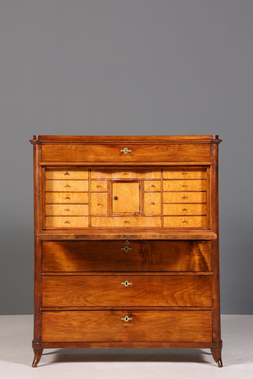 Traumhafter Biedermeier Sekretär Vertiko Louis Philippe Kommode um 1880