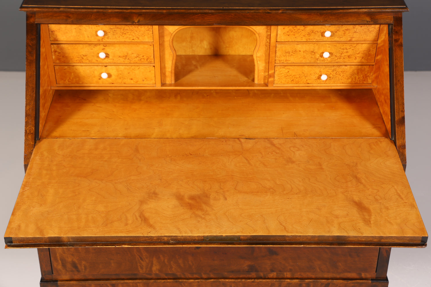 Beautiful secretary in Art Deco style antique around 1930 office chest of drawers writing chest