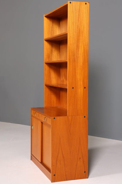 Wunderschönes Mid Century Regal &quot;Made in Denmark&quot; Teak Bücherregal echt Holz Kommode 60er Jahre