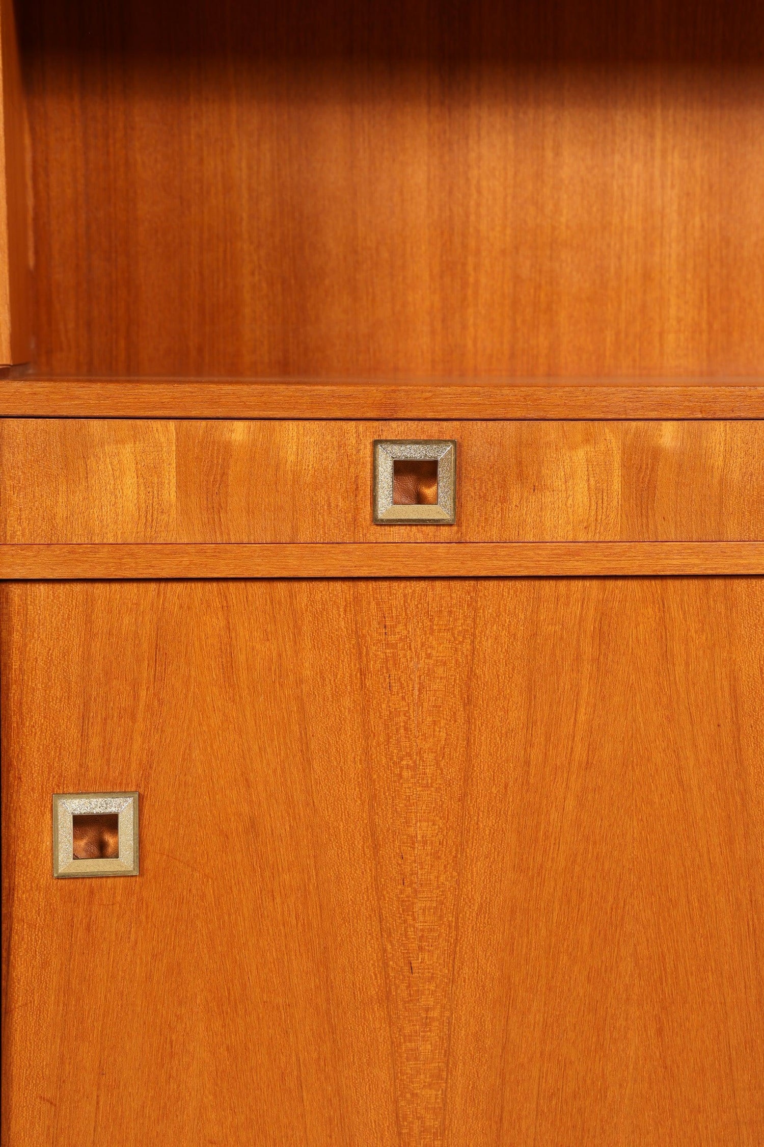 Beautiful Mid Century shelf &quot;Made in Denmark&quot; teak bookcase real wood chest of drawers 60s