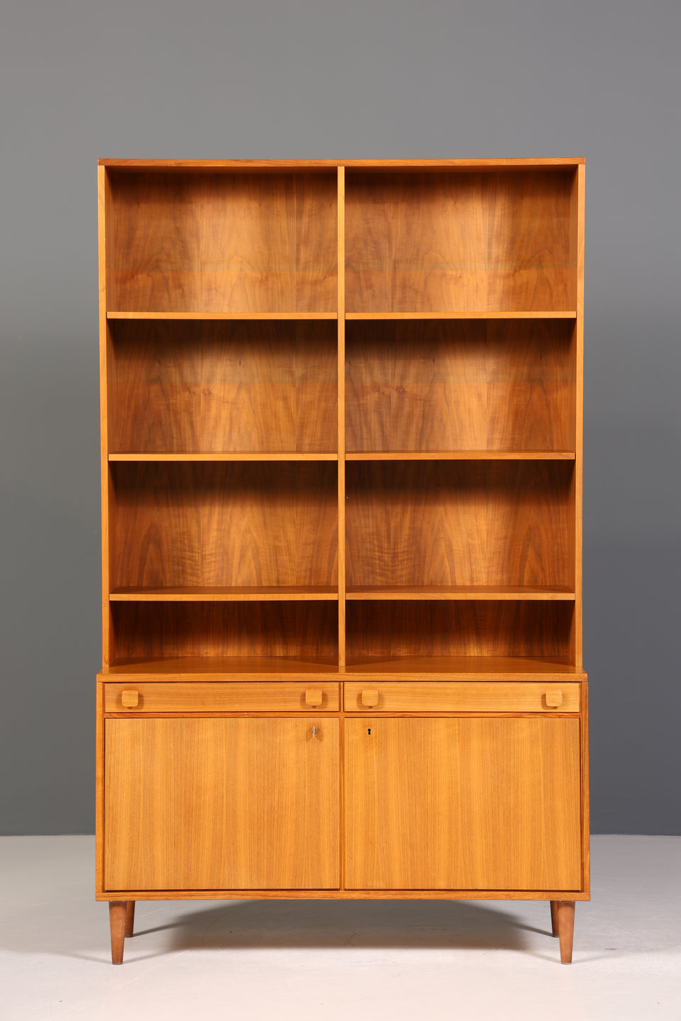 Wunderschönes Mid Century Regal "Ulferts- Made in Sweden" echt Holz Schrank Retro Kommode Vintage Bücherregal 60er Jahre