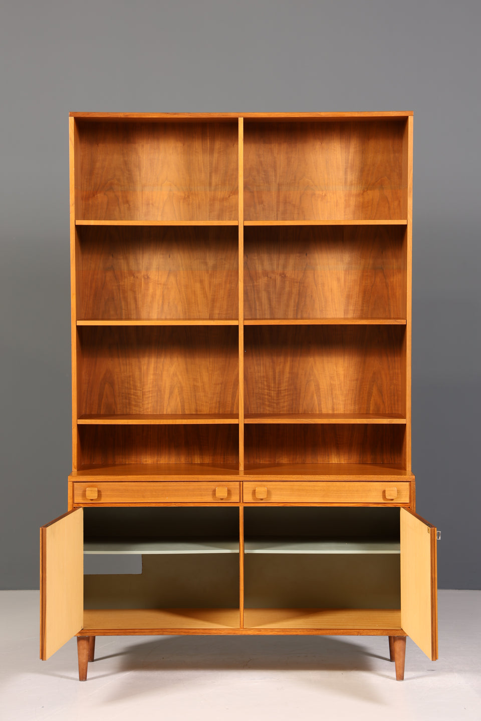 Wunderschönes Mid Century Regal "Ulferts- Made in Sweden" echt Holz Schrank Retro Kommode Vintage Bücherregal 60er Jahre